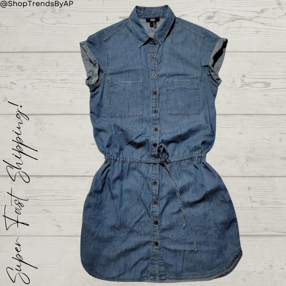 Paige Mila Cotton Shirt Dress - Picture 1 of 7